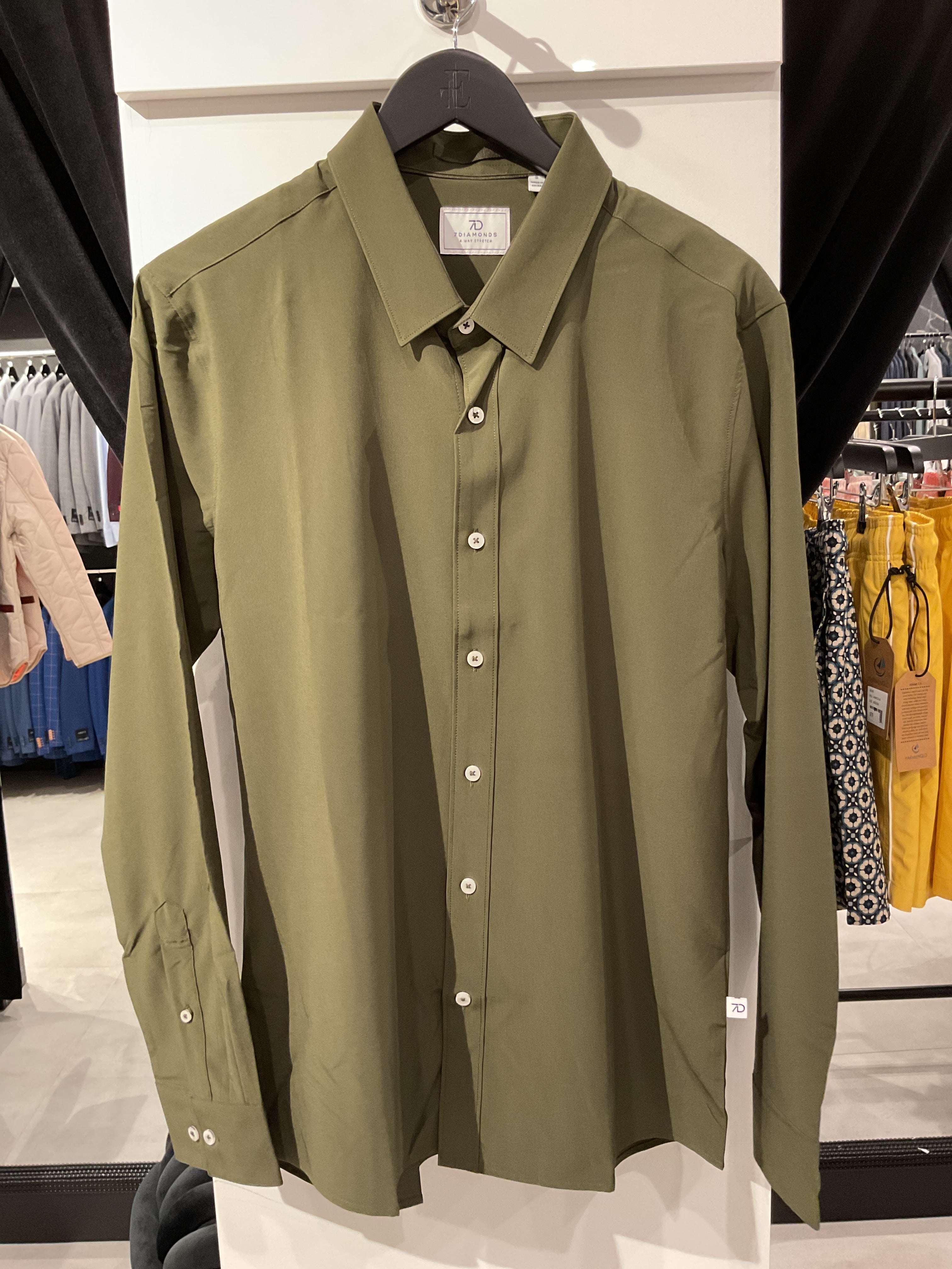 Long sleeve shirt-OLIVE