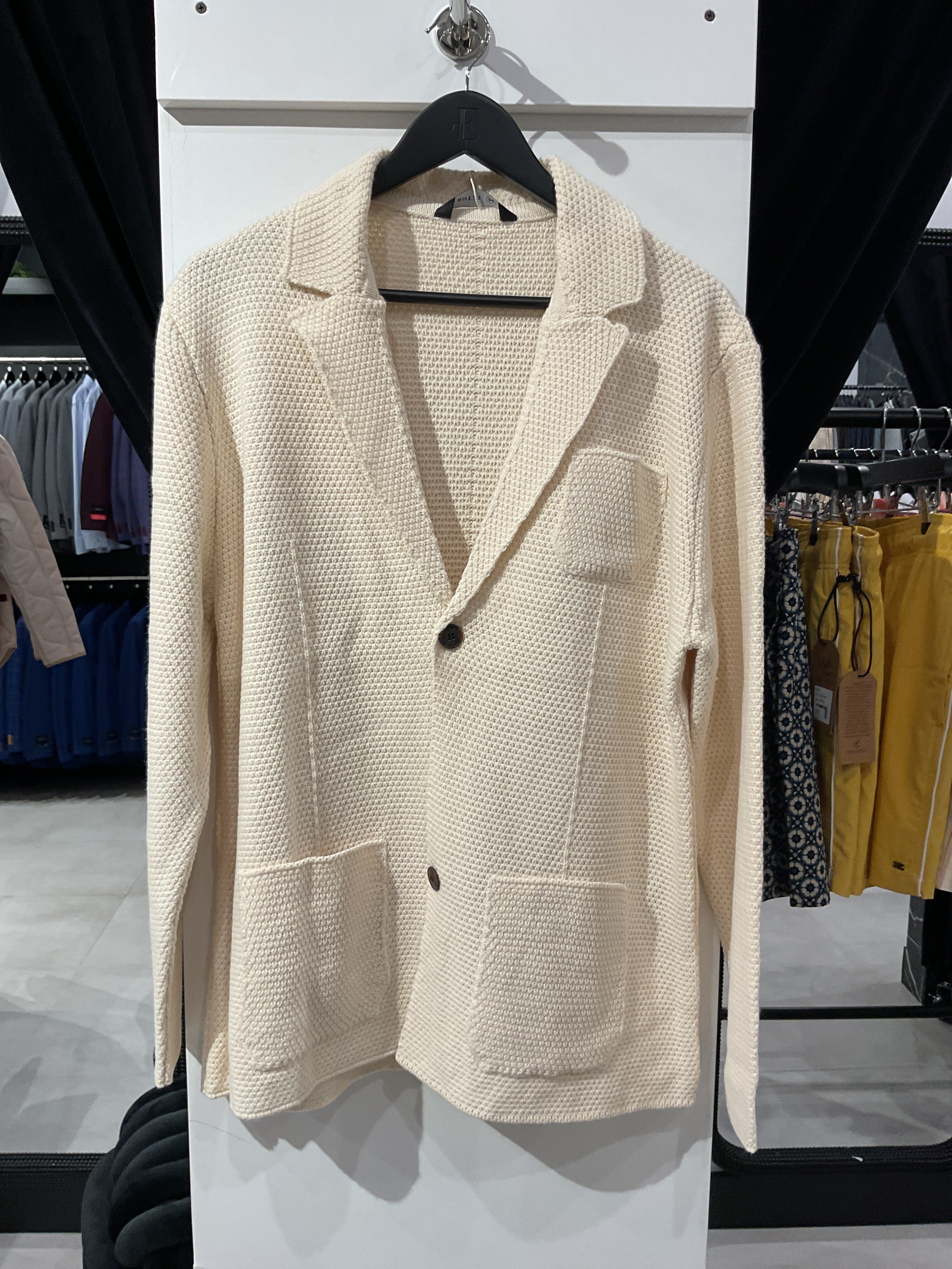 Lightweights Waffled Knit Blazer